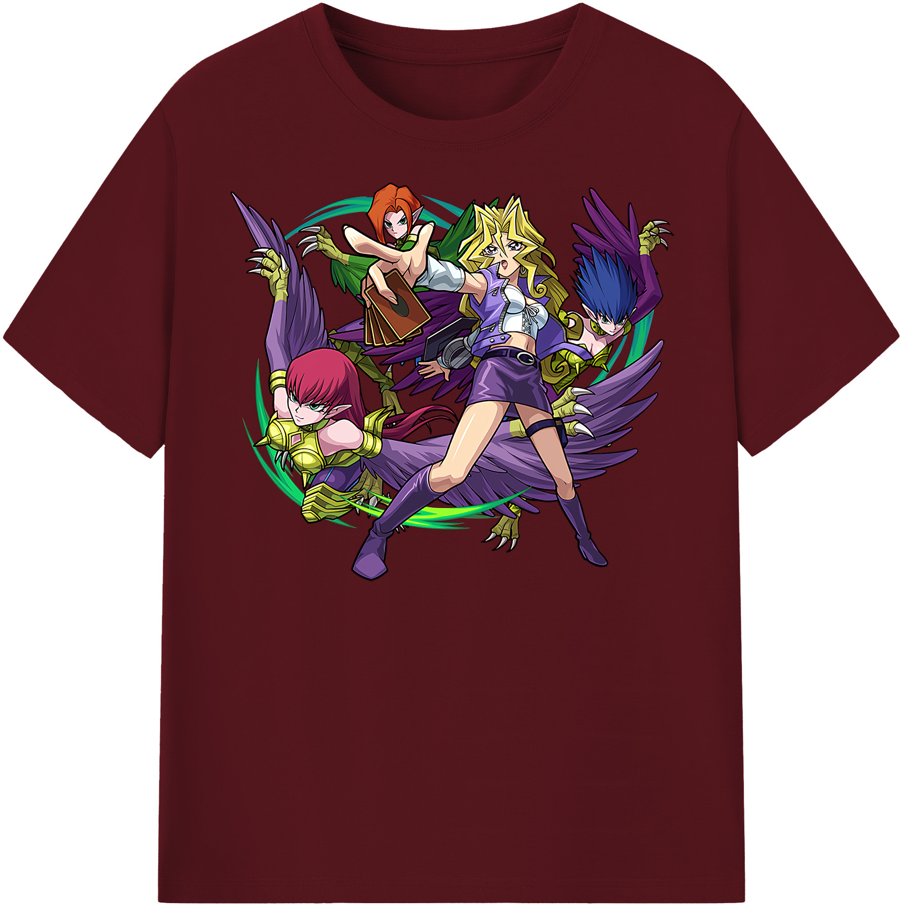 （画像用） 遊☆戯☆王 Yu-Gi-Oh! 綿100％半袖Tシャツ（フロントプリント）